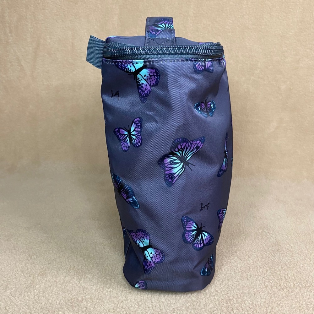 Lug Dolly Butterfly Cosmetic Travel Bag Insulated Case Organizer Makeup Pouch - Picture 4 of 11